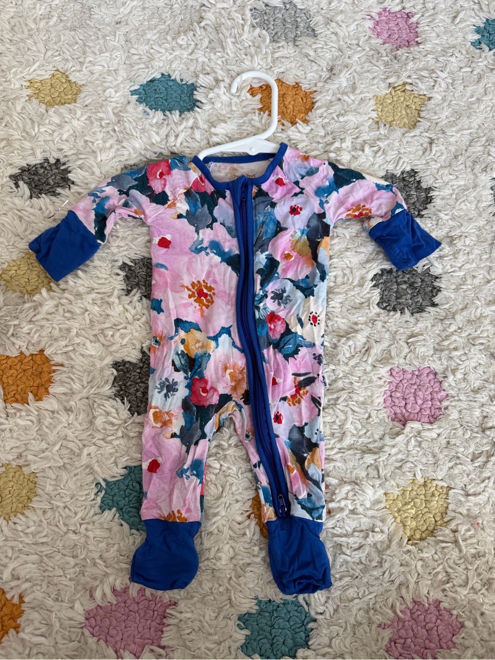 Little sleepies floral pajamas size preemie